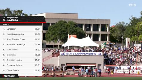 High School Boys' 4x100m Relay 6A, Finals 1