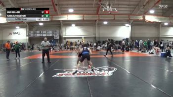 133 lbs Semifinal - Jak Keller, Grand Valley State vs Nate Knowlton, Findlay
