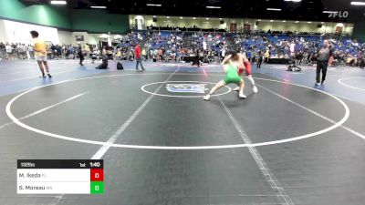 132 lbs Round Of 128 - Mikah Ikeda, FL vs Scotty Moreau, MA