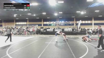 120 lbs Round Of 64 - Gavyn DeCol, Uintah Wrestling vs Lorenzo Dukes, Centennial HS