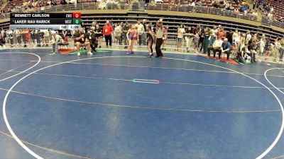 110 lbs 1st Place Match - Laker Nau Rarick, Westlake vs Bennett Carlson, Champions Wrestling Club