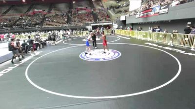 132 lbs Champ. Round 2 - Kameron Torres, Sanger High School Wrestling vs Brett John Coleman, Fortuna High School Wrestling