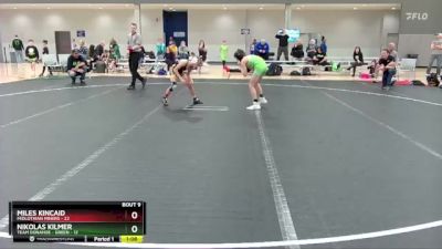 72 lbs Round 3 (6 Team) - Miles Kincaid, Midlothian Miners vs Nikolas Kilmer, Team Donahoe - Green