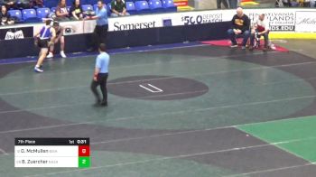 157 lbs 7th Place - Owen McMullen, Bishop McCort vs Brayden Zuercher, Nazareth