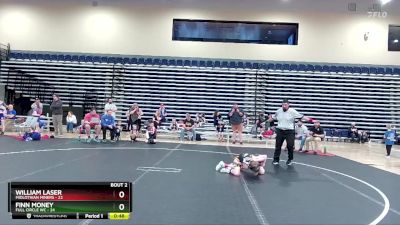 76 lbs Round 1 (4 Team) - Finn Money, Full Circle WC vs William Laser, Midlothian Miners