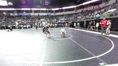 103.6 lbs Consi Of 8 #2 - Aubrey McNichols, Florida National Team vs Blayklee Vasquez, Southmoore SaberCats Wrestling