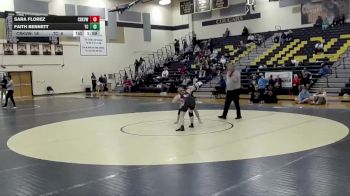 130 lbs Round 3 - Sara Florez, Carrollton Creekview vs Faith Bennett, Lewisville The Colony