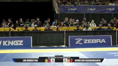 Lara Wandrey Dias vs Saybrie Rose Kahilinaiokalani Di 2026 Pan Kids Jiu-Jitsu IBJJF Championship