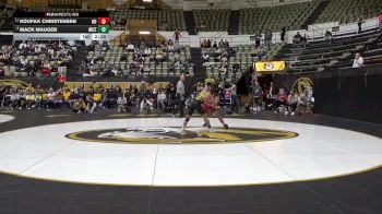 125 lbs Quarterfinal - Mack Mauger, Missouri vs Koufax Christensen, Oklahoma