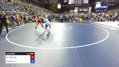 175 lbs Cons 64 #2 - Max Wiezorek, IL vs Burk Blasius, SD