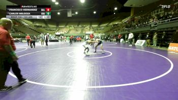 120 lbs Semifinal - Francisco Hernandez, Bullard vs Carlos Melgoza, Kingsburg