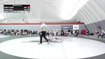 157 lbs Cons. Round 5 - Bryce Doss, Unattached UIndy vs Brody Jones, Grand Valley State