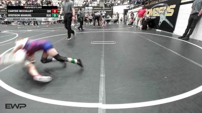 52 lbs Rr Rnd 1 - Carter Mcculley, Claremore Wrestling Club vs Stetson Manuel, Blackwell Wrestling Club