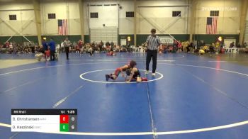 55 lbs Prelims - Drake Christiansen, Amherst Wrestling Club vs Owen Kaszinski, Central Iowa Wrestling Club