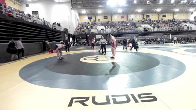 285 lbs Round Of 32 - Saba Mushkudiani, Fishburne vs Brody Brunner, The Hill School