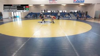 157 lbs Cons. Round 3 - Kadrick Lewallen, Arizona Christian University vs Zander Nicholson, UT Tech