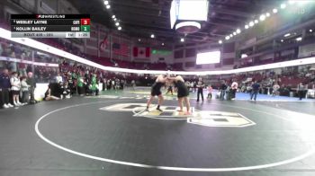 285 lbs Semifinal - Kollin Bailey, Rocky Mountain vs Wesley Layne, Capital