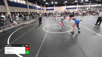 136 lbs Final - Olivia Davis, Somar WC vs Taydem Bylin, Mat Demon WC