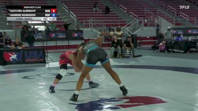 72 kg Cons. Semis - Kaylynn Albrecht, USOPTC/ TMWC vs Jasmine Robinson, WCAP