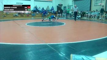 120 lbs Round 4 (6 Team) - Shawn Dear, Basehor-Linwood HS vs Maddox Cloiuse, Easton-Pleasant Ridge HS