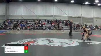 118 lbs Quarterfinal - Melody Hernandez, Cali Warriors vs Kelsey Loeun, Ascend Wrestling Academy