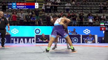 110 kg Final 1-2 - Yazdan Delrouz, Iran vs Hardeep Hardeep, India