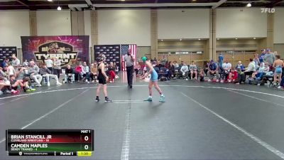 68 lbs Round 4 (8 Team) - Brian Stancill Jr, Cleveland Wrestling vs Camden Maples, Dendy Trained