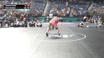 7A - 152 lbs 3rd Place Match - Kate Vasquez, A.L. Brown High School vs Addison Jones, McDowell High School