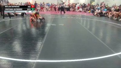 59 lbs Round 5 (6 Team) - Cristiano Gutierrez, Monsters Of The Midwest vs Declan Espinosa, Backyard Brawlers Gold