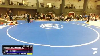 120 lbs Cons. Round 3 - Michael Ryan Mertel Jr., WA vs Kaden Costigan, AK