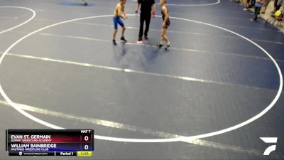 92 lbs Semifinal - Evan St. Germain, Summit Wrestling Academy vs William Bainbridge, Hastings Wrestling Club