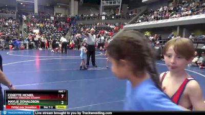 42-47 lbs Round 4 - Lola Roe, Greater Heights Wrestling-AAA vs Madilyn McHawes, Moyer Elite
