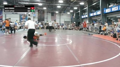 152 lbs Round Of 64 - Nick Ferro, MetroWest United Black vs Zach Little, Team Shutt Bowman (TSB)