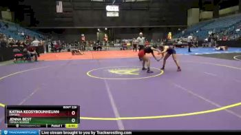 120 lbs Cons. Round 2 - Jenna Best, Topeka-Seaman vs Katina Keosybounheuang, Emporia