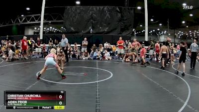 72 lbs Round 4 (8 Team) - Aiden Prior, Elite Squeeze vs Christian Churchill, RedNose Wrestling