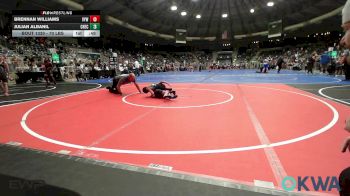 70 lbs Consi Of 4 - Brennan Williams, Victory Youth Wrestling vs Julian Albanil, Checotah Matcats