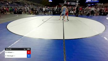 132 lbs Rnd Of 128 - Dominic Wilson, Texas vs Finn McHugh, Ohio