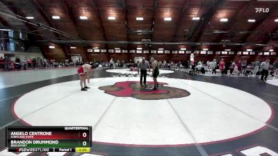 149 lbs Quarterfinal - Angelo Centrone, Cortland State vs Brandon Drummond, Brockport