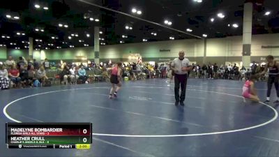 105 lbs Round 2 (16 Team) - Heather Crull, Charlie`s Angels-IL Blk vs Madelyne Bombardier, Florida Girls All Stars