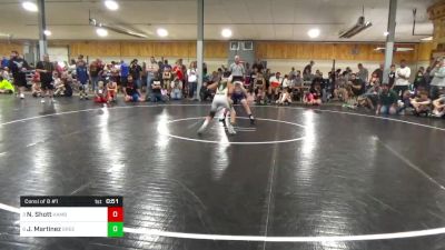 74 lbs Consi Of 8 #1 - Nate Shott, Hamburg vs Jonah Martinez, Greene