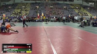 197 lbs Round 1 (16 Team) - Matt Kaylor, UMary vs Barrett Haemker, Central Oklahoma