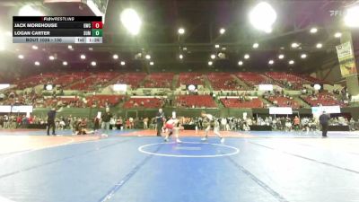 130 lbs Champ. Round 2 - Jack Morehouse, Glasgow Wrestling Club vs Logan Carter, Fairfield Wrestling Club