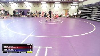 115 lbs Round 3 (10 Team) - Ariel Biggs, MoWest Wild Dragons vs Mya Trevino, Sudden Victory Red