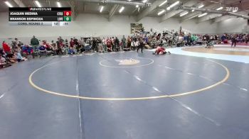 138 lbs Cons. Round 3 - Branson Espinoza, Loveland vs Joaquin Medina, Centaurus
