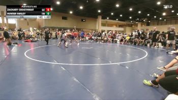 175 lbs Round 2 (6 Team) - Zachary Crosthwait, Team GATA vs Hunter Smiley, Tough House WC