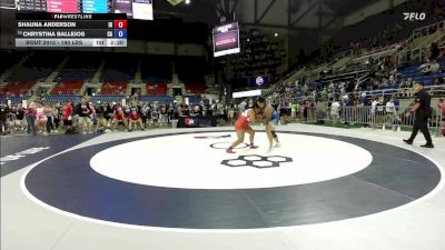 190 lbs Champ. Rd Of 32 - Shauna Anderson, ID vs Chrystina Ballejos, CA