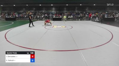 118 lbs Quarterfinal - Isabella Marie Gonzales, CA vs Camille Schult, IA