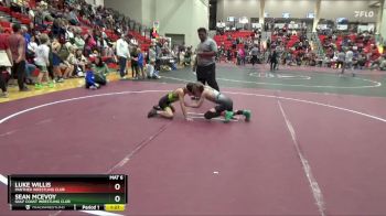 70 lbs Quarterfinal - Luke Willis, Panther Wrestling Club vs Sean McEvoy, Gulf Coast Wrestling Club