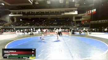 144 lbs Champ. Round 2 - Jagger French, Del Oro vs Isaac Padilla, Vacaville