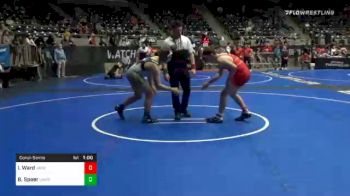 160 lbs Consolation - Isaac Ward, Jackson County Wrestling vs Braedon Speer, Lawrence Elite